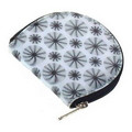 Round Coin Purse w/ 3D Lenticular Animated Spinning Wheels (Blank)